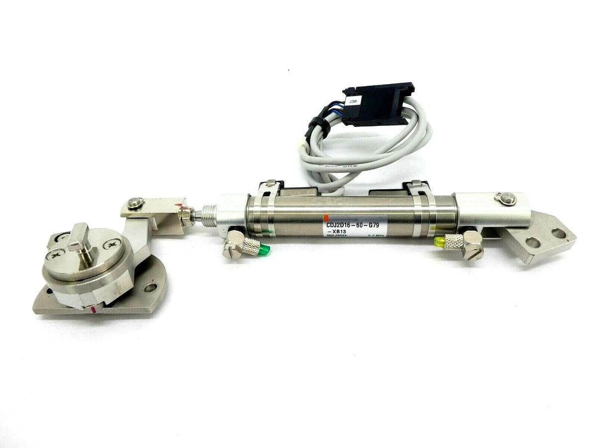 Used SMC CDJ2D16-60-G79-XB13 Pneumatic Cylinder D-G79 TEL Lithius Lot of 8 Working