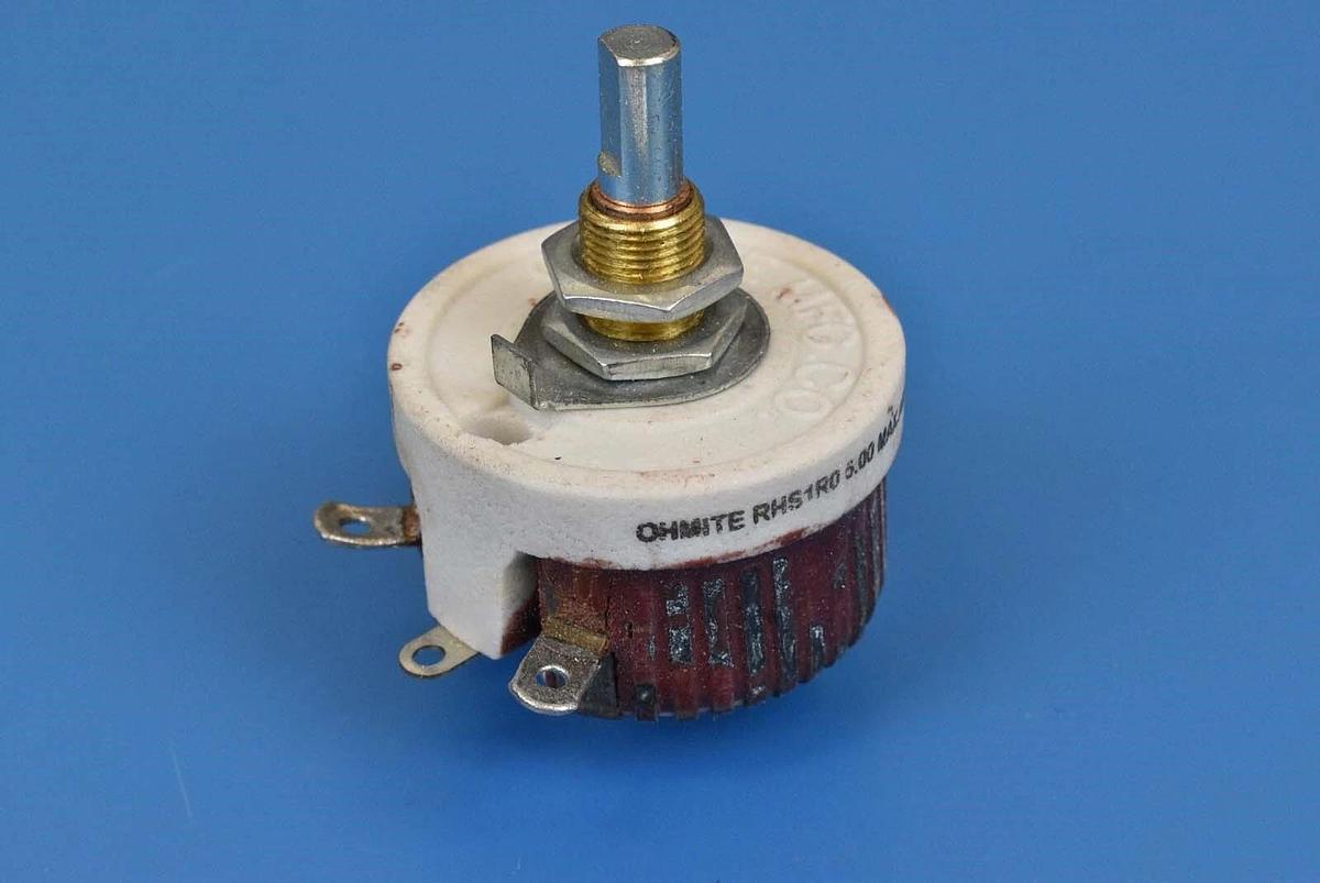 Used Ohmite RHS1R0 Ion Gauge Pot 1 Ohms