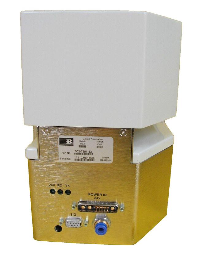 Used Brooks Automation 002-7391-33 Wafer Prealigner CHE Working Surplus