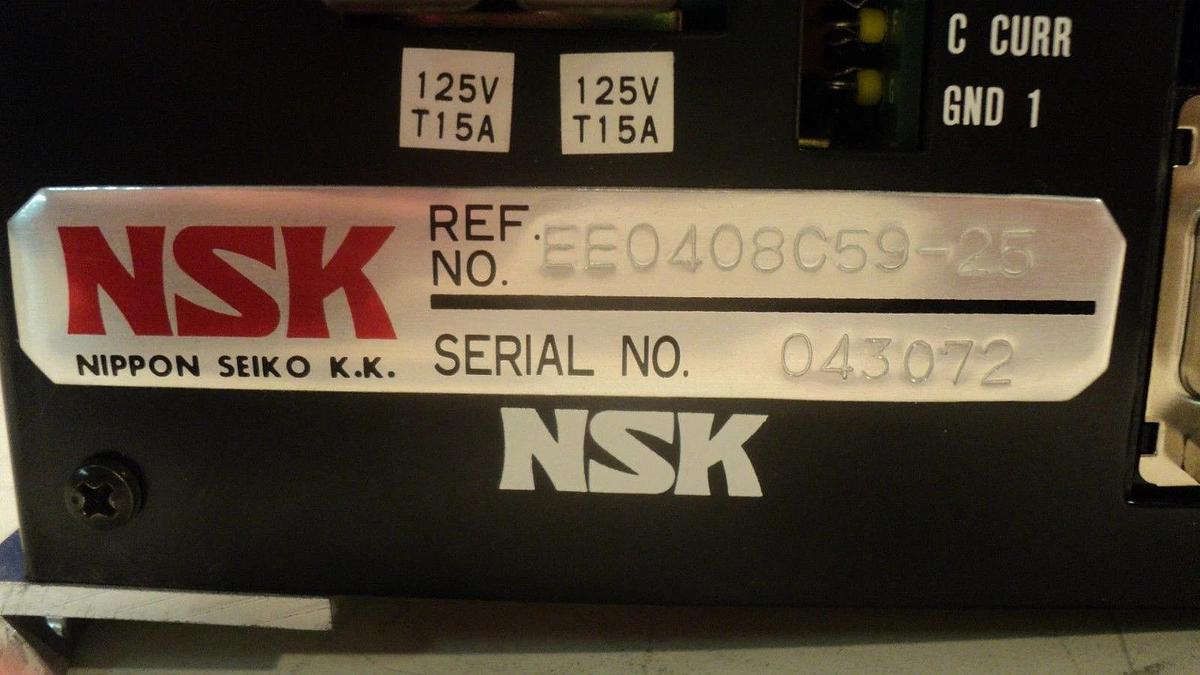 Used NSK EE0408C59-25 Servo Drive Motion Controller Robot Automation Working Surplus