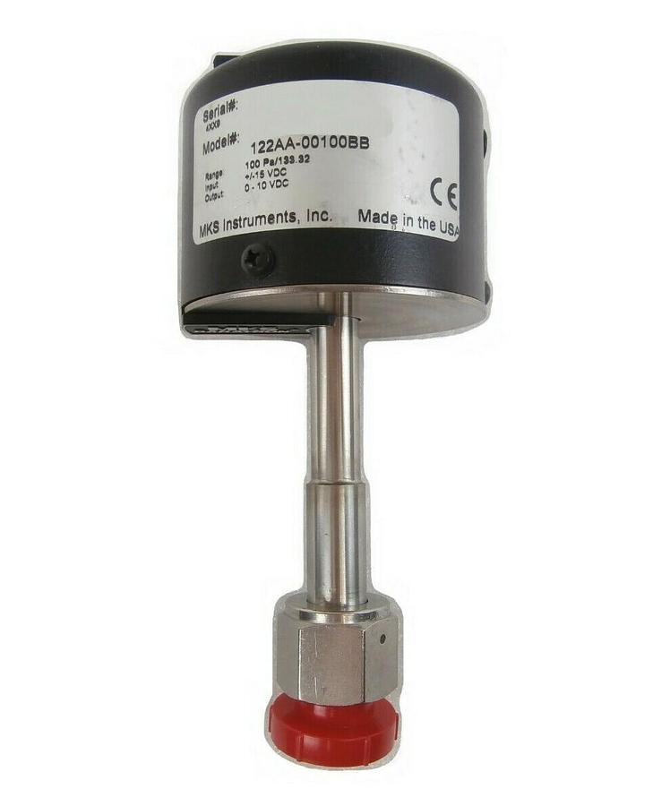 Used MKS Instruments 122AA-00100BB Baratron Pressure Transducer Type 122A Working