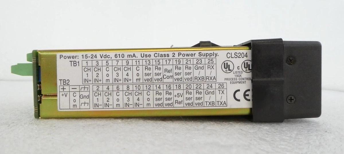 Used Watlow 204-C00000AT Anafaze Temperature Controller TB50 CLS204 Working Surplus