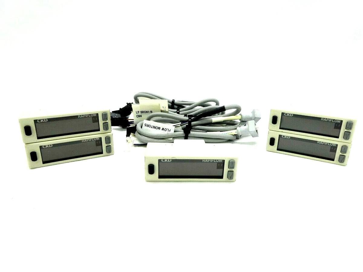 Used CKD FSM2-D-PV-1-P70 Digital Flow Sensor RAPIDFLOW Lot of 5 Working Surplus