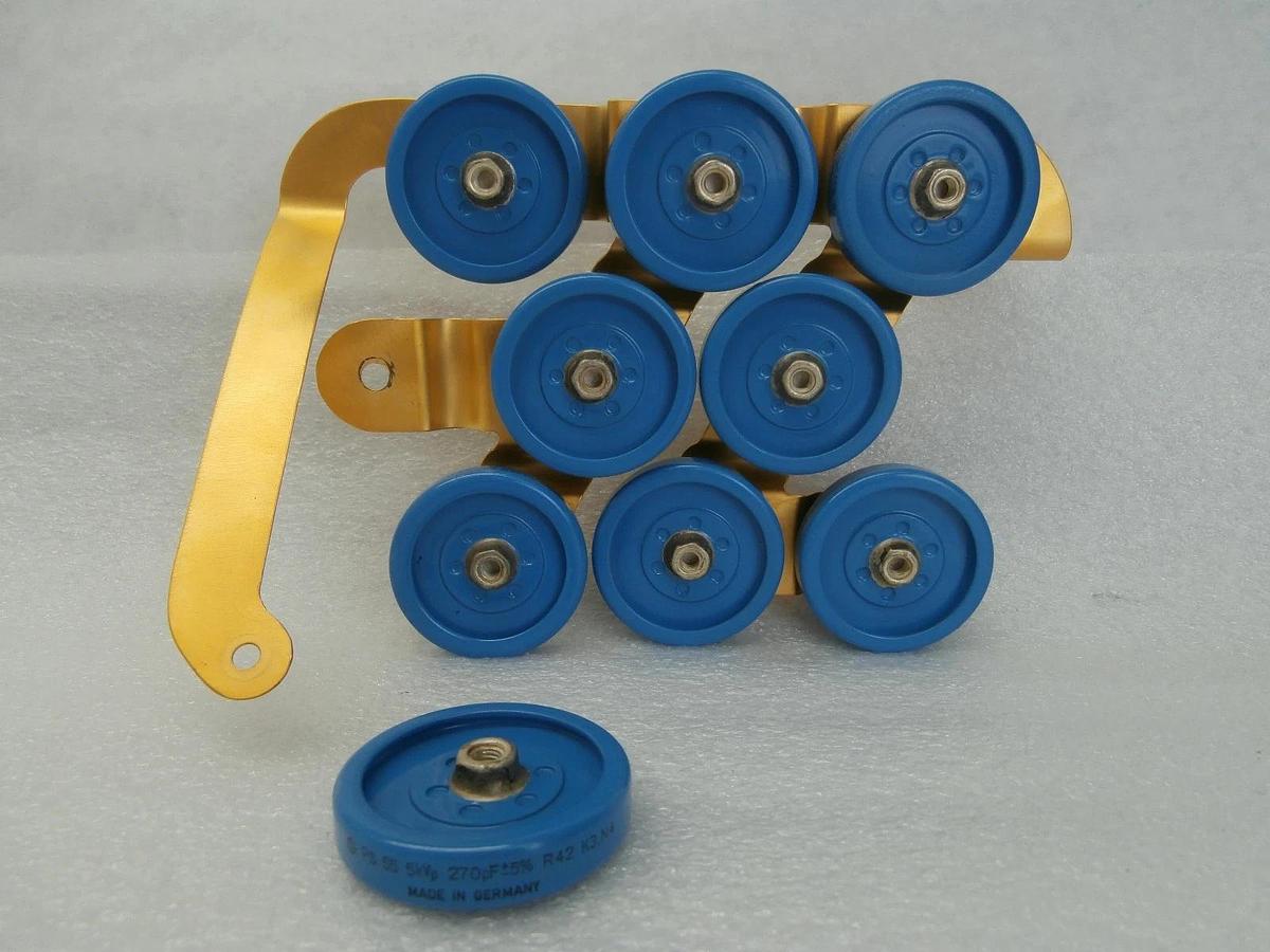 Used AMAT Applied Materials 0021-10747 RF Match Capacitor Assembly Inner Coil Working