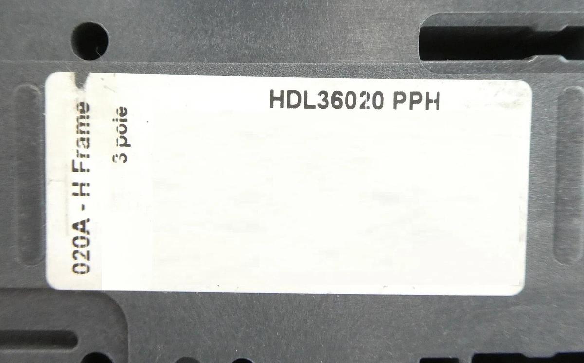 Used Schneider Electric HDL36020 3-Pole Circuit Breaker PowerPact HD 060 Working