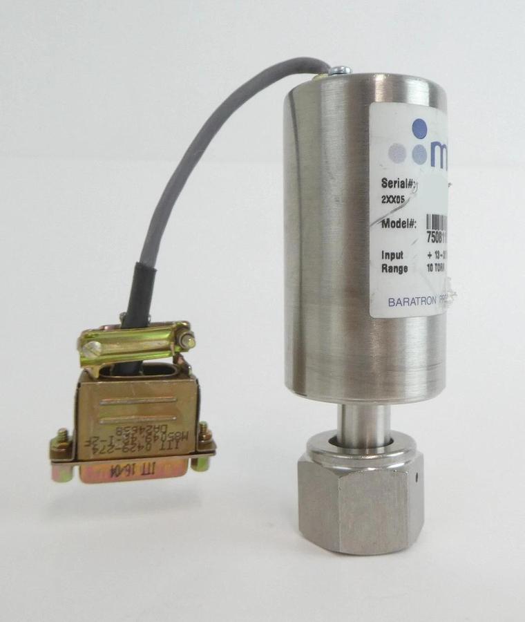 Used MKS Instruments 750B11TCE2GK Baratron Pressure Transducer Lot of 3 Working