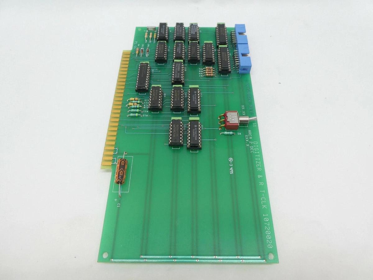 Used Varian Semiconductor VSEA 10720020 Digitizer & R T-CLK PCB Card Working Surplus