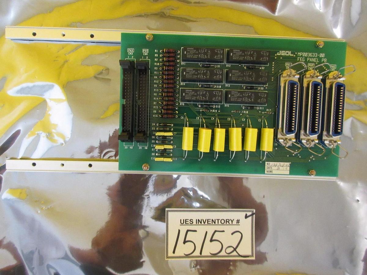 Used JEOL MP003633-00 FEG PANEL PB Board Assembly PCB JEM-2010F Used Working
