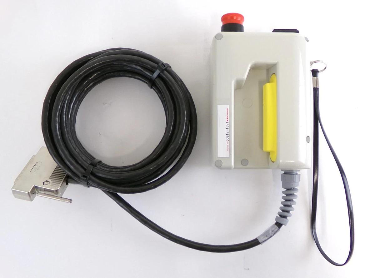 Used Kawasaki 50817-1391 Robot Teach Pendant Hand Held Controller Working