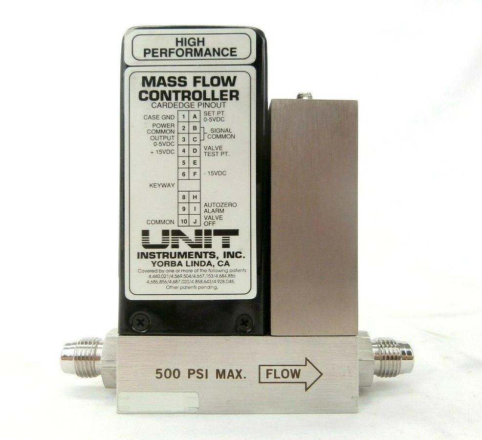 Used UNIT Instruments UFC-1200A Mass Flow Controller Lam 797-098570-604 Working Spare