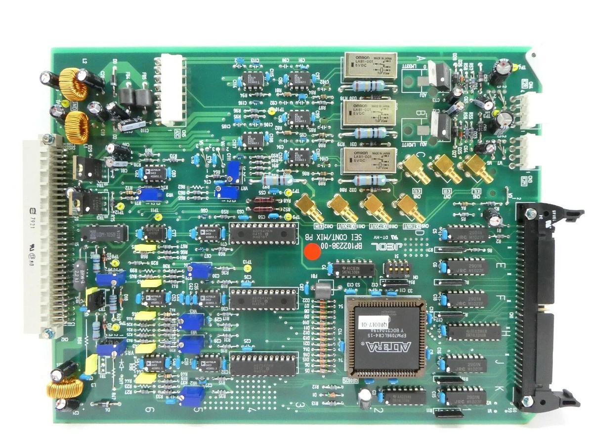 Used JEOL BP102238-00 SEI CONT/MIX PB PCB Card JWS-7555S Wafer Review SEM Working