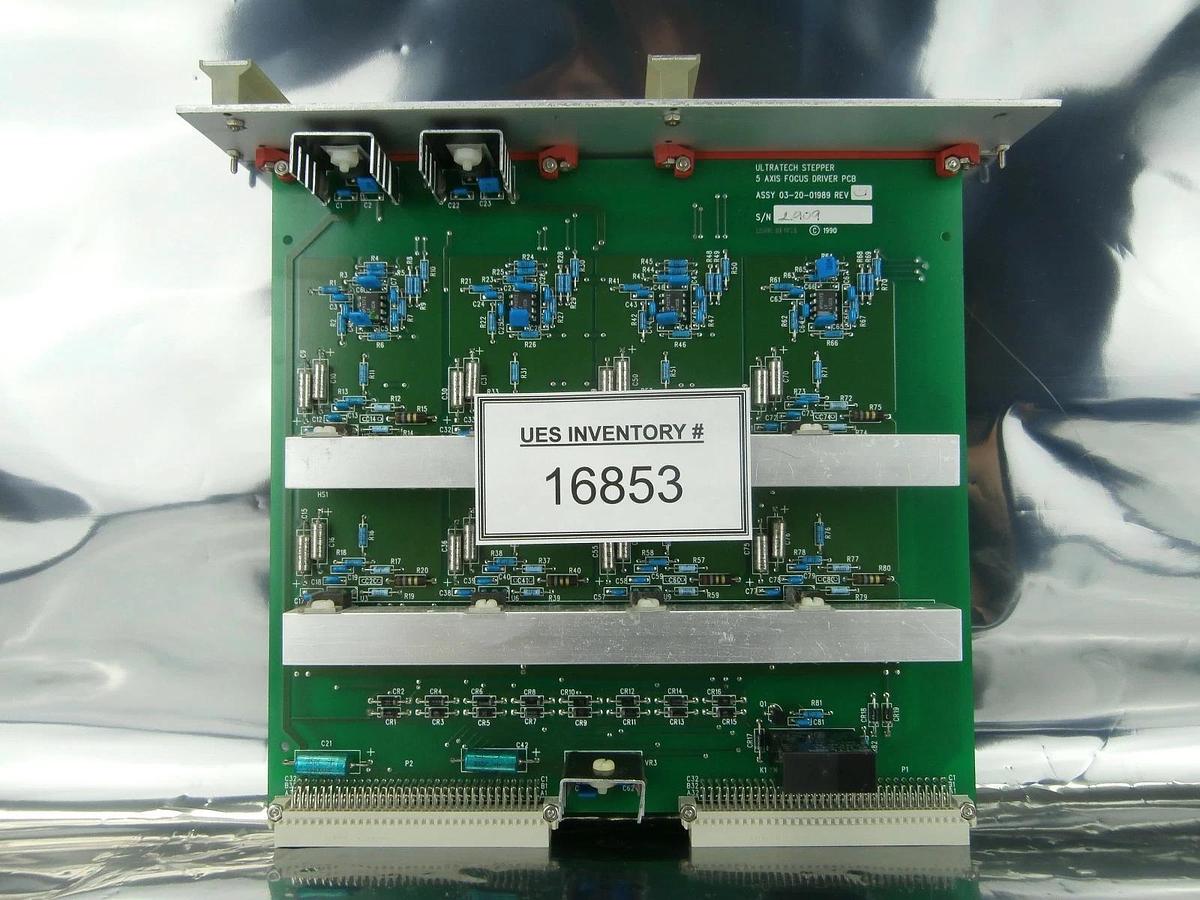 Used Ultratech Stepper 03-20-01989 5 Axis Focus Driver FOCUS PCB Card 4700 Used