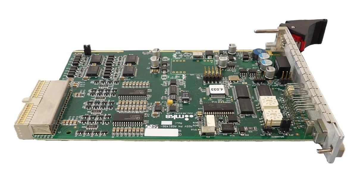 Used MKS Instruments AS01496-AB-2 Controller PCB Card CDN496R Lot of 2 Working