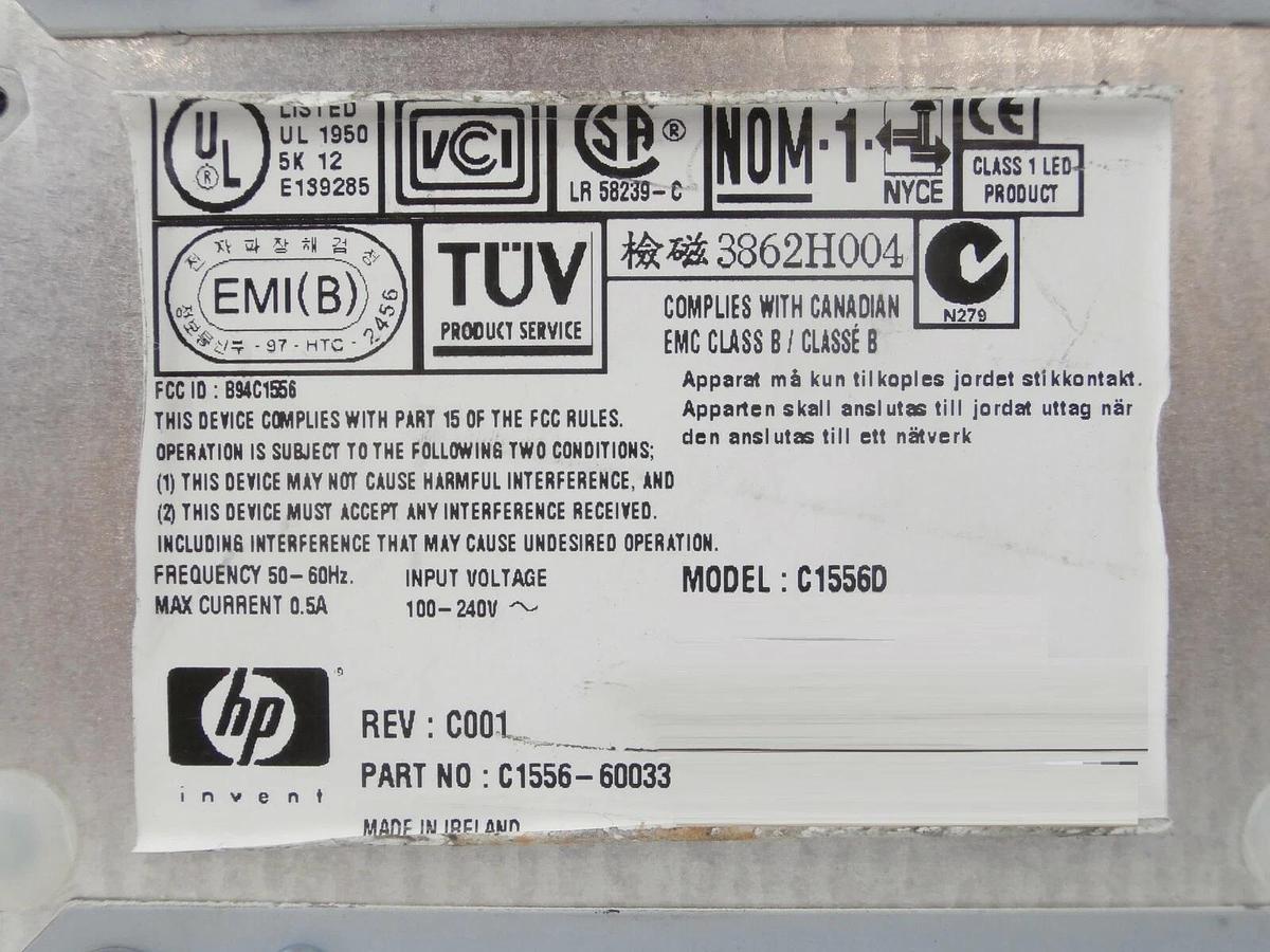 Used HP Hewlett-Packard SureStore Tape Drive DAT8 DAT24 Lot of 2 Hitachi I-900SRT