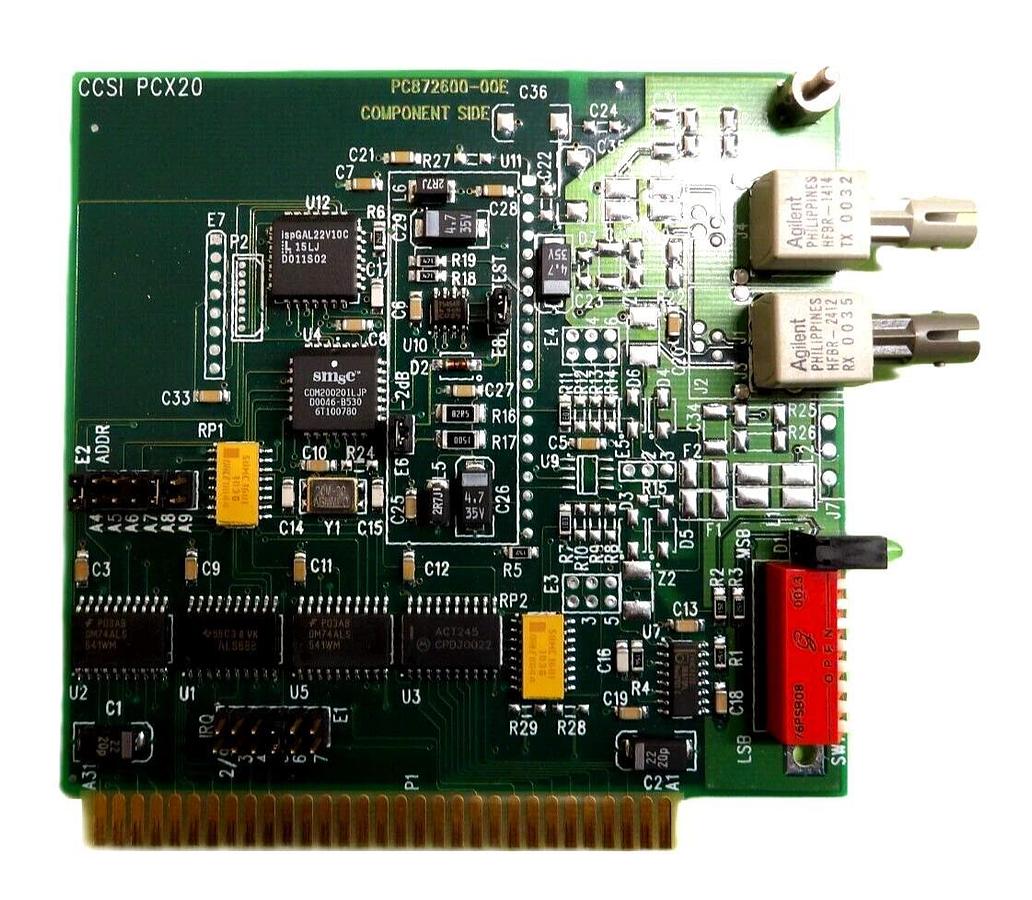 Used Contemporary Controls CCSI PCX20 ISA PCB Card PCX20-FOG-ST Working Surplus
