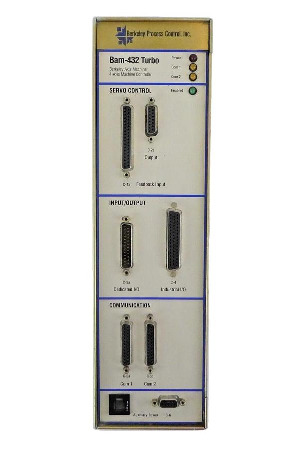Used Berkeley Process Control BAM-232T 2-Axis Machine Controller Bam-232 Working