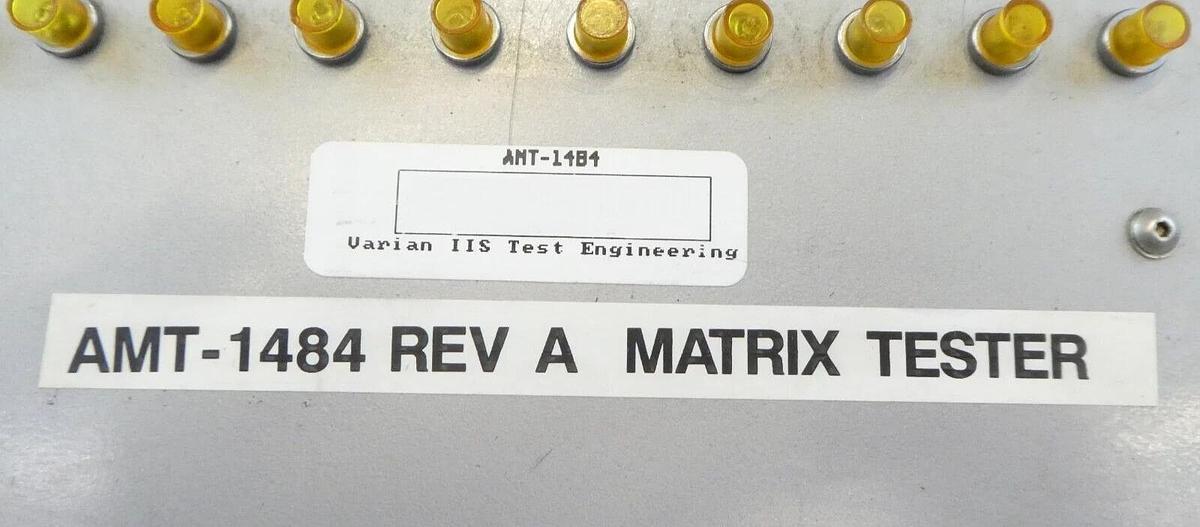 Used Varian Semiconductor Equipment AMT-1484 Matrix Tester IIS Untested Spare
