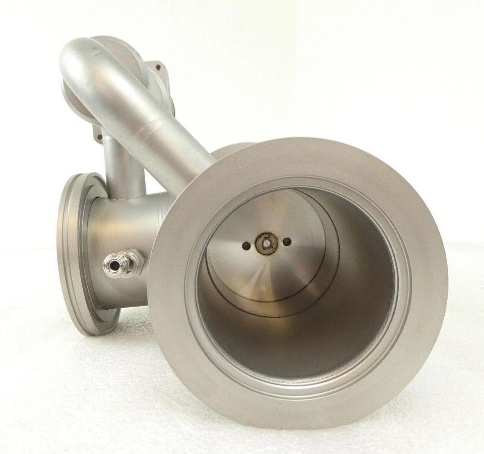 Used MKS Instruments 99F0077 UHV Vacuum Isolation Angle Valve ISO80 ISO-K Working