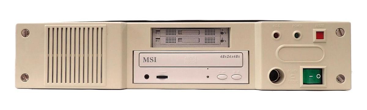 Used Micro-Star International P/I-P38VL Implant PC Base Industrial Computer Surplus