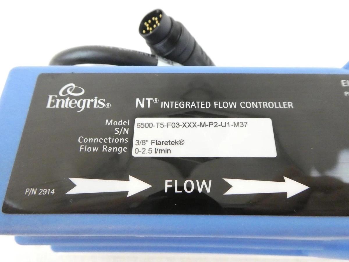 Used Entegris 6500-T5-F03-XXX-M-P2-U1-M37 NT Integrated Flow Controller Working