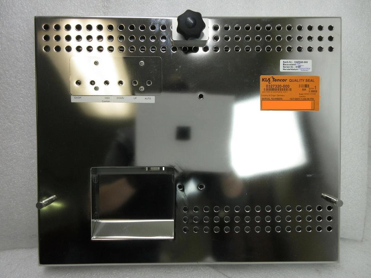 Used KLA-Tencor 0327320-000 19 Inch Monitor Display Complete Assembly VAR 2 Spare