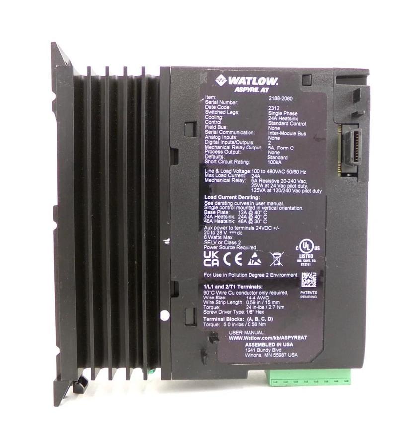 Used Watlow 2188-2060 Power Controller Aspyre AT Lot of 4 Working