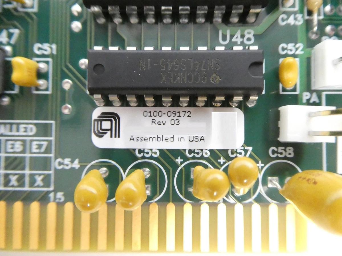 Used AMAT Applied Materials 0010-09567 8 Channel Emission/Laser Endpoint PCB Working
