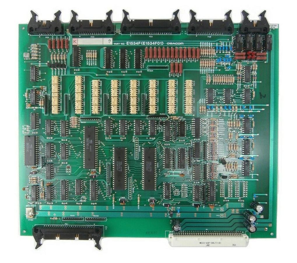 Used Osacom E1534F Interface PCB Varian Semiconductor VSEA V82-810021 Working Surplus
