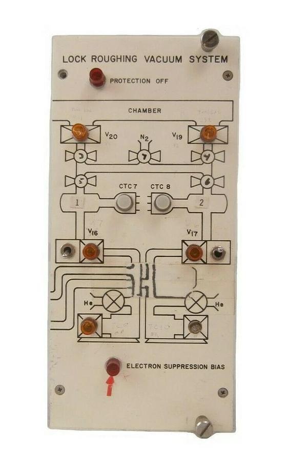 Used Varian Semiconductor H0409-1 Lock Roughing Vacuum System H0409001 Panel Working