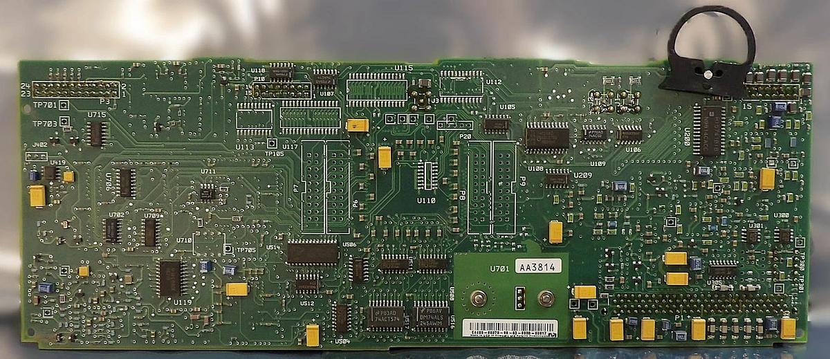 Used HP Hewlett-Packard E4400-60070 A3814 Fuzzy Logic Board PCB Card E4432B Working