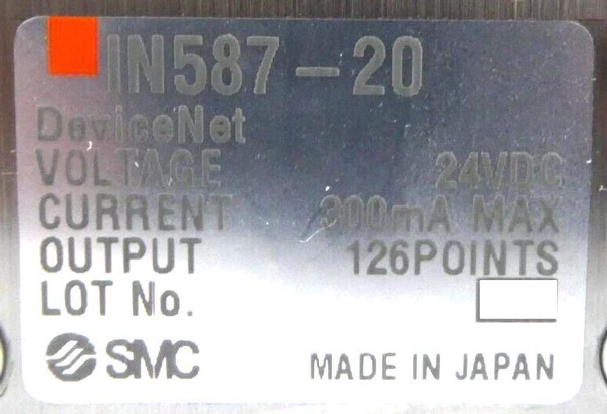 Used SMC IN587-20 63-Port Pneumatic Manifold SJ2A60T-5NFZ-N1-X21 AMAT Working