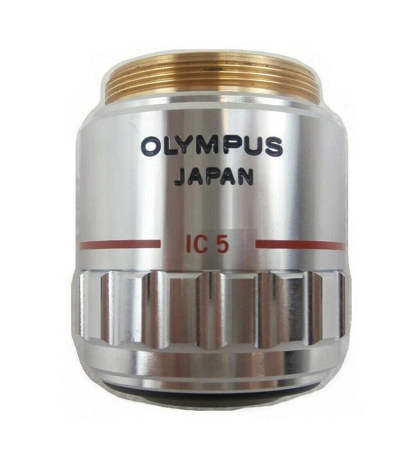 Used Olympus Microscopy NEO SPlan 5NIC 0.13 ∞/0 f=180 Microscope Objective Working