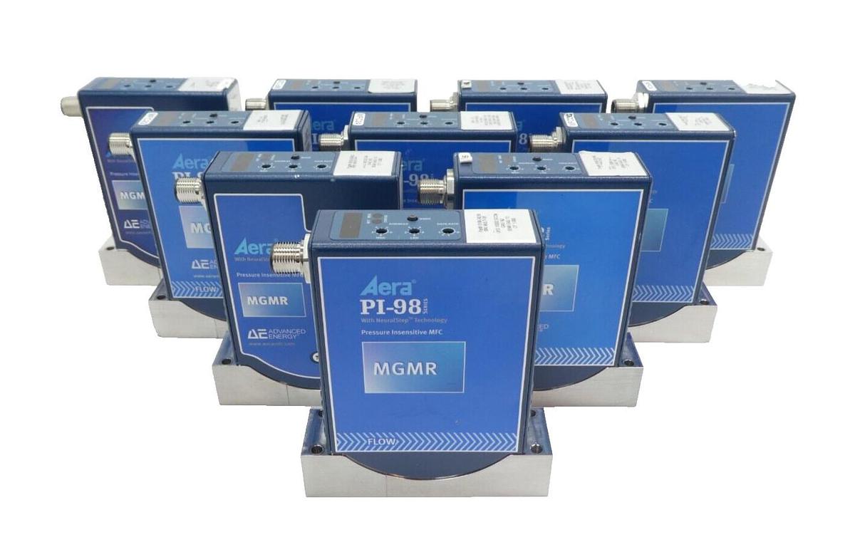 Used Aera PI-98 PI-980 Mass Flow Controller MFC Reseller Lot of 10 Working Surplus