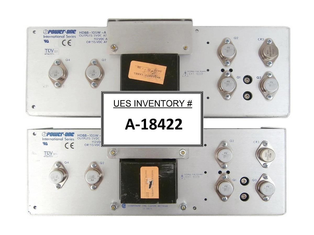 Used Power-One HDBB-105W-A Power Supply International Series Reseller Lot of 2 Spare