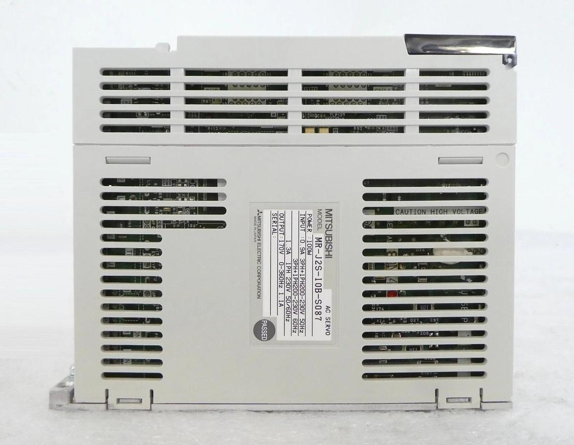 Used Mitsubishi MR-J2s-10B-S087 AC Servo Driver PLC MELSERVO Lot of 4 Working Surplus