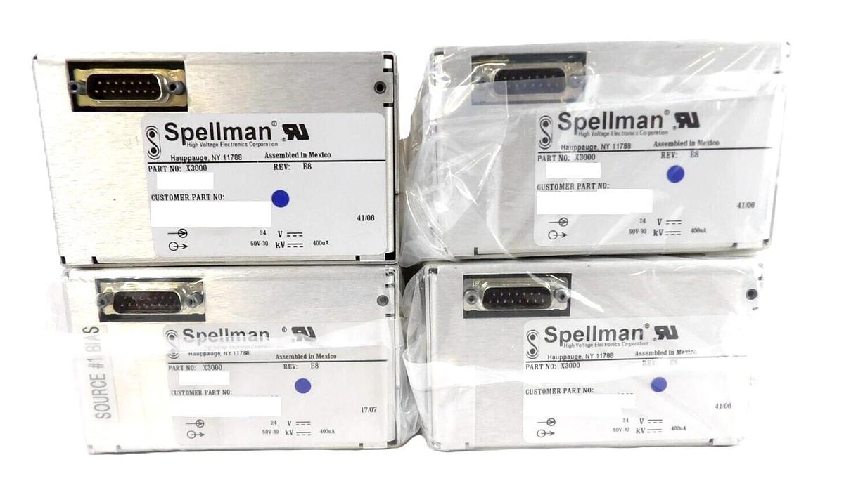 Refurbished Spellman X3000 High Voltage Power Supply AB Sciex Lot of 4 OEM Refurbished