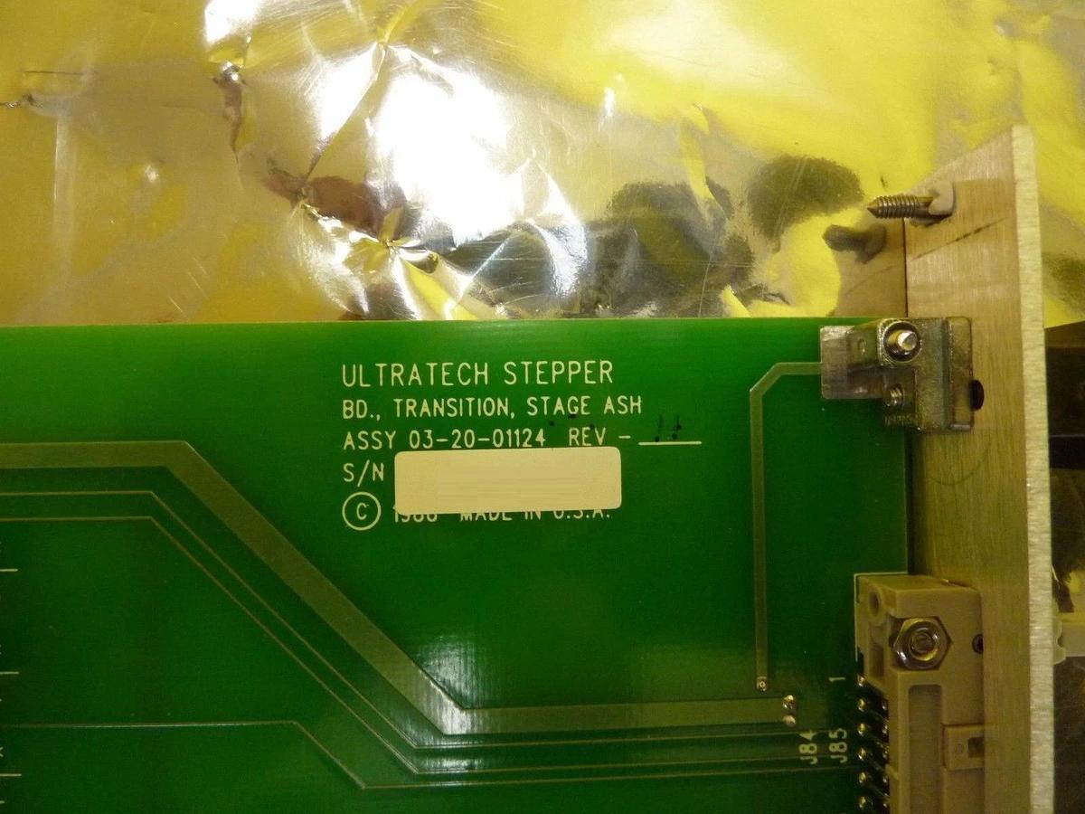 Used Ultratech Stepper 03-20-01124 Transition X Stage ASH PCB Card Rev. H Used