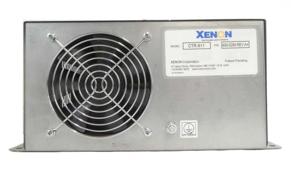 Used Xenon 490-0284 UV Vis Pulsed Lighting System Controller RC-800 CTR-811 Working