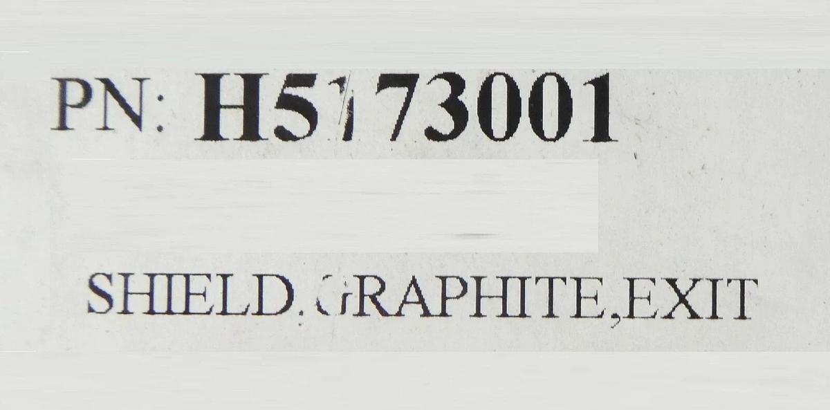 Varian Semiconductor Equipment H5173001 Exit Graphite Shield VSEA New Surplus