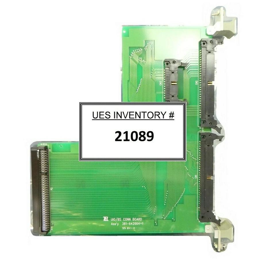 Used TEL Tokyo Electron 381-642664-1 Connector VME PCB Card UIO/BS MARK 8 Working