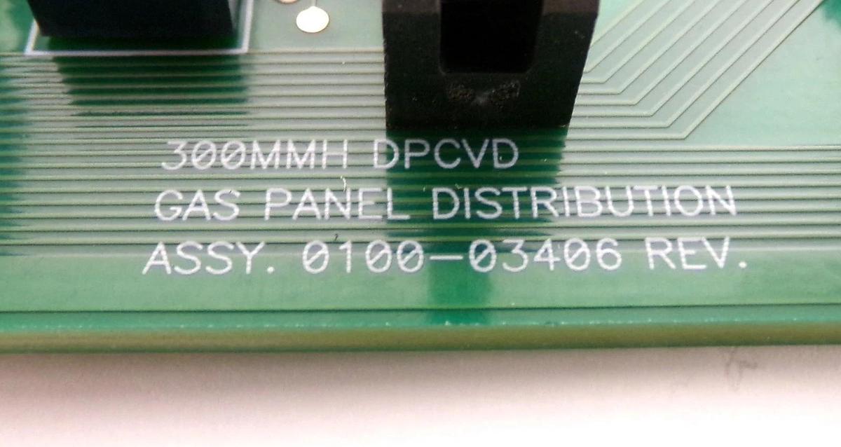 Used AMAT Applied Materials 0100-03406 Gas Panel Distribution PCB Lot of 2 Working