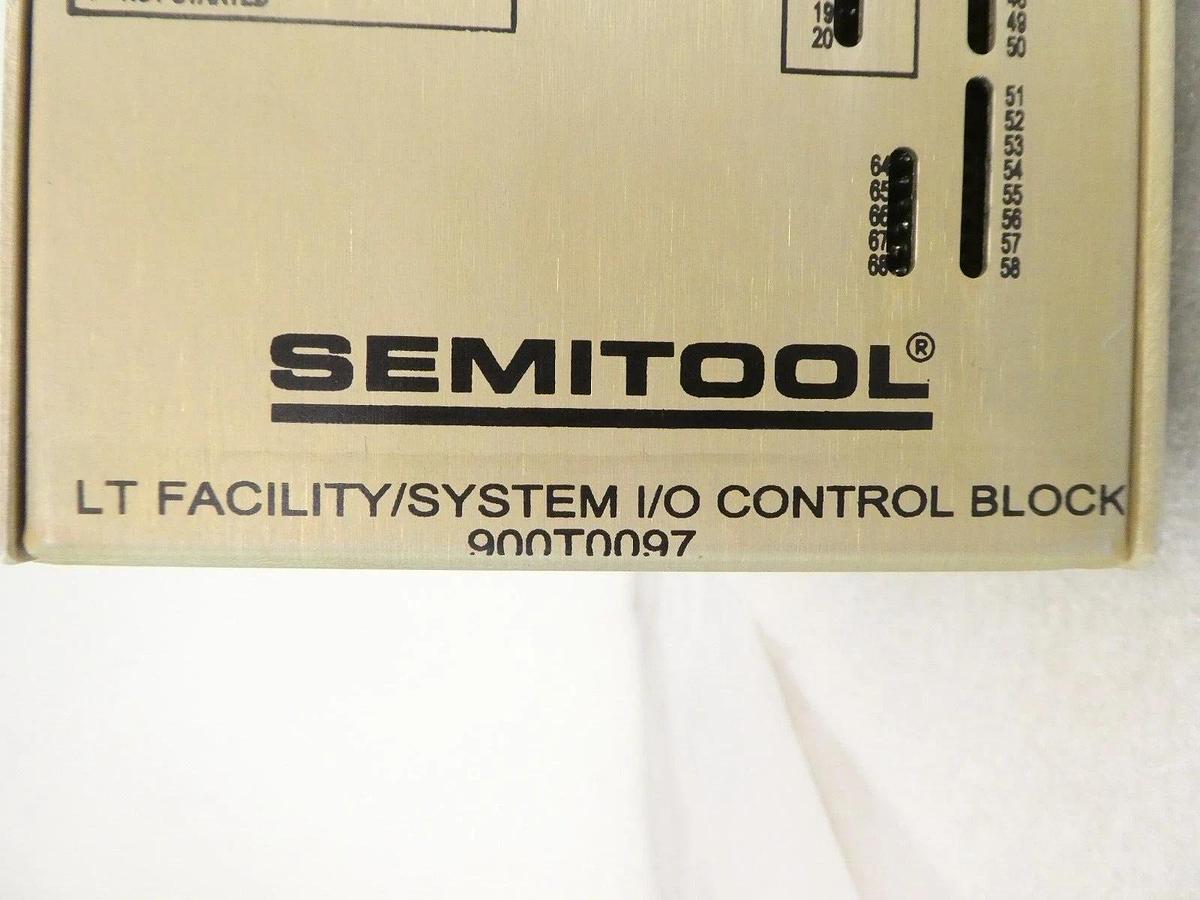 Used Semitool 900T0097-507 23882 LT Facility System I/O Block Unit 23836-501 Working