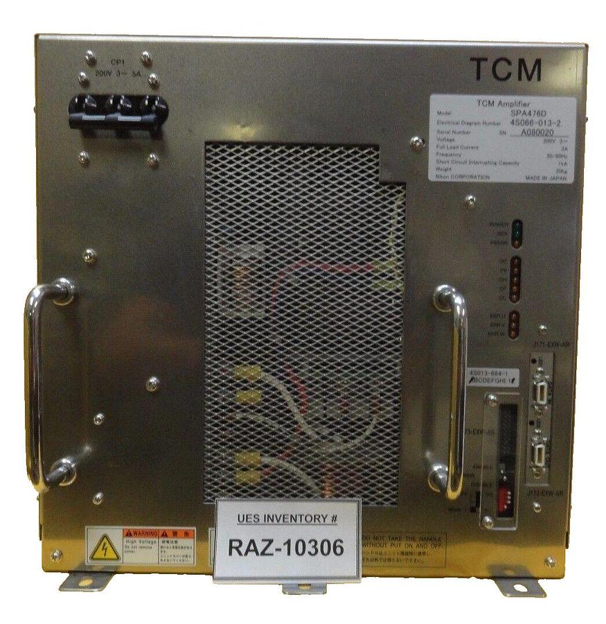 Used Nikon Precision 4S066-013-2 TCM Amplifier Module SPA476D 4S013-684-1 Working