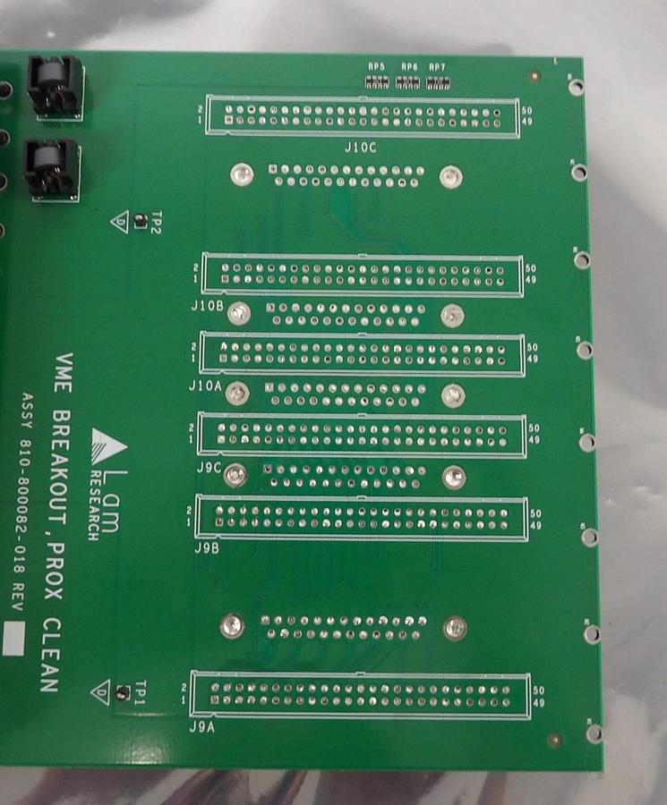 Used Lam Research 810-800081-013 VME Breakout Interface PCB 810-800082-018 Working
