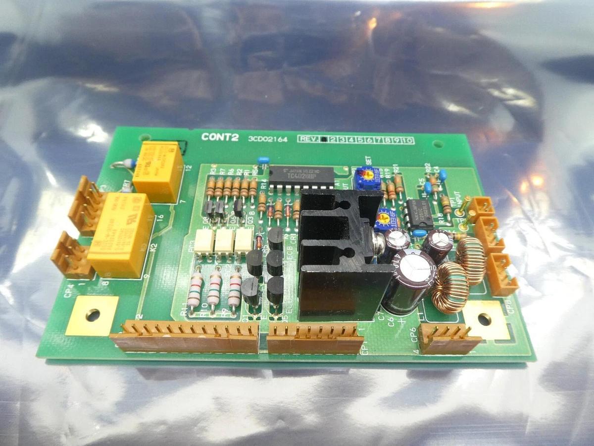 Used Hitachi Kokusai Denki 3CD02164 Relay Board PCB CONT2 Mikro Sonic Working Surplus