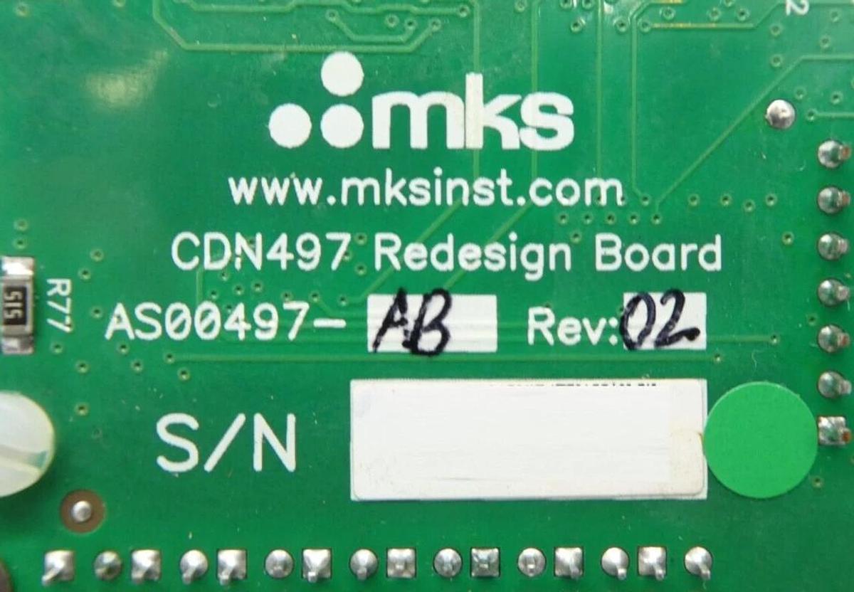 Used MKS Instruments AS01500-63 Interlock PCB Card CDN500R-63 AMAT 0090-05655 Working