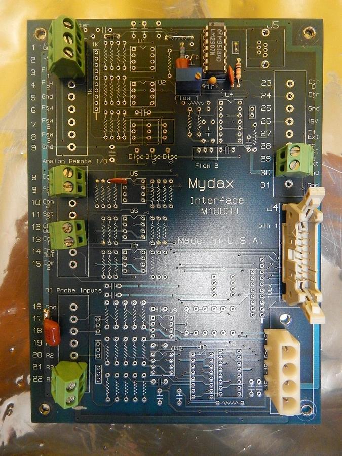 Used Mydax M1003D I/O Interface Board PCB Chiller 1M9W-T Used Working