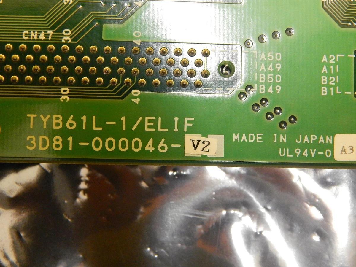 Used TEL Tokyo Electron 3D81-000046-V2 Interface PCB TYB61L-1/ELIF T-3044SS Used