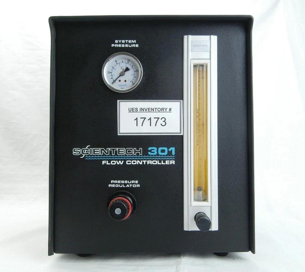 Used Scientech 301090 Flow Controller Regulator 301 Used Working