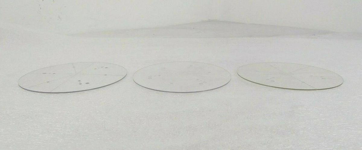 Used SVG Silicon Valley Group 90S 150mm Plastic Calibration Wafer Lot of 3 Working